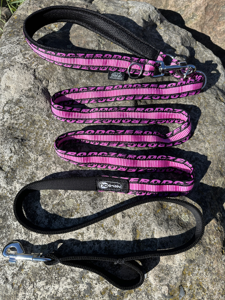 Leash ANAPURNA Single colour ROYAL over 10 kg (PINK) 3 m